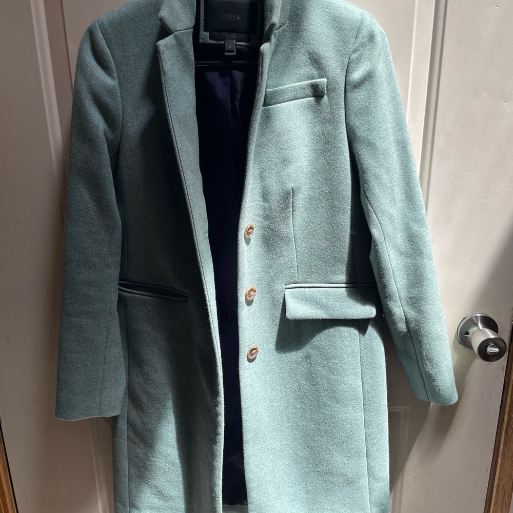 J.Crew Mint Green Outerwear